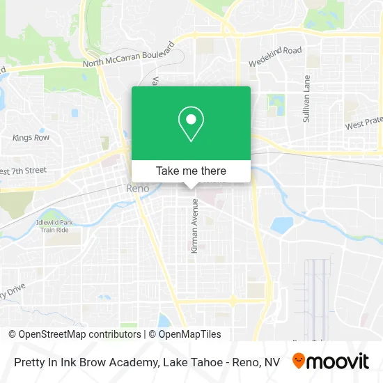 Pretty In Ink Brow Academy map