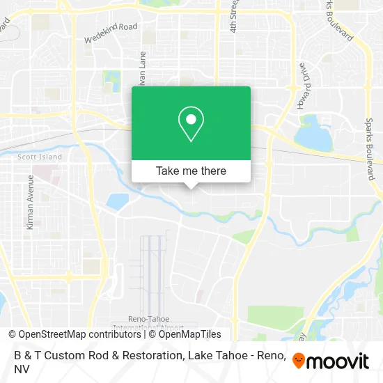 B & T Custom Rod & Restoration map