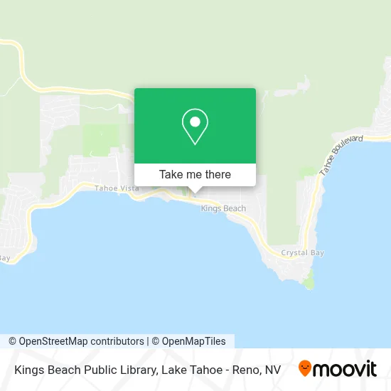 Kings Beach Public Library map