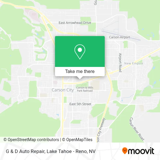 G & D Auto Repair map