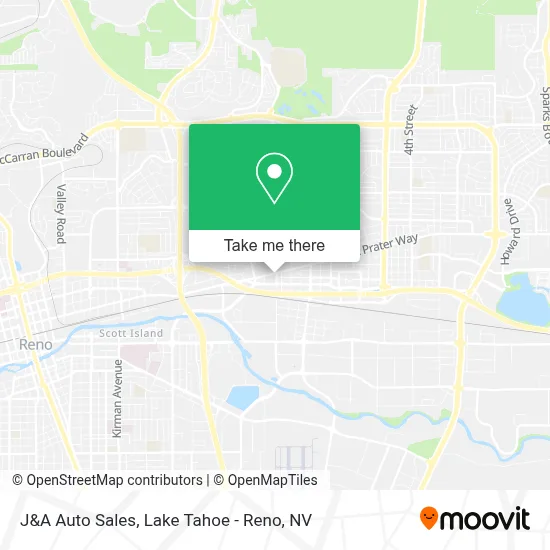 J&A Auto Sales map