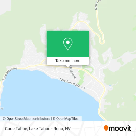 Code Tahoe map