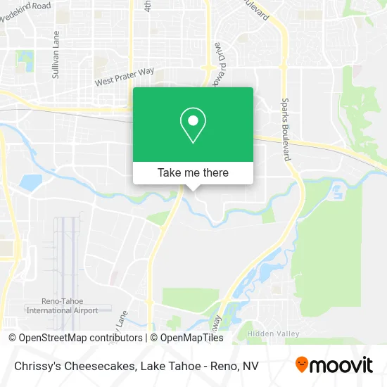 Chrissy's Cheesecakes map