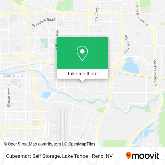 Cubesmart Self Storage map