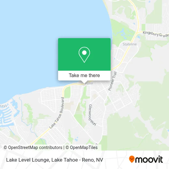 Lake Level Lounge map