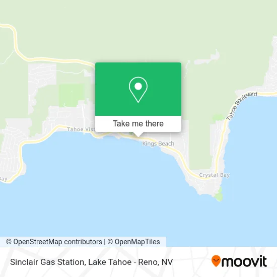 Sinclair Gas Station map