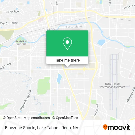 Bluezone Sports map