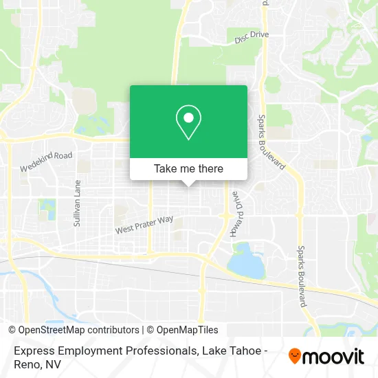 Express Employment Professionals map