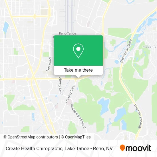 Create Health Chiropractic map