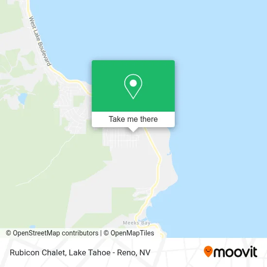 Rubicon Chalet map