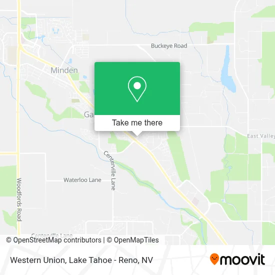 Western Union map