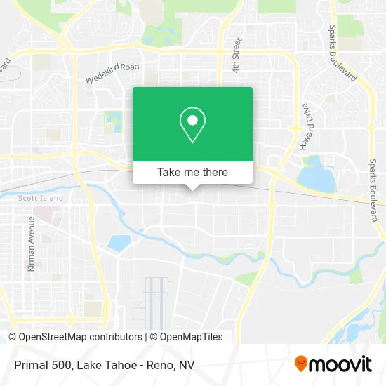 Primal 500 map