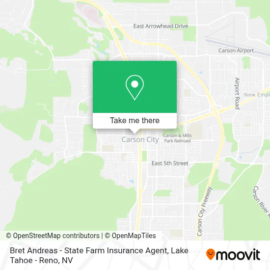 Bret Andreas - State Farm Insurance Agent map