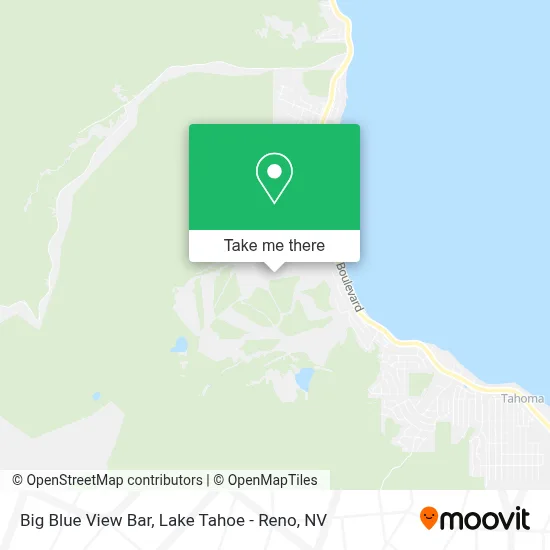 Big Blue View Bar map
