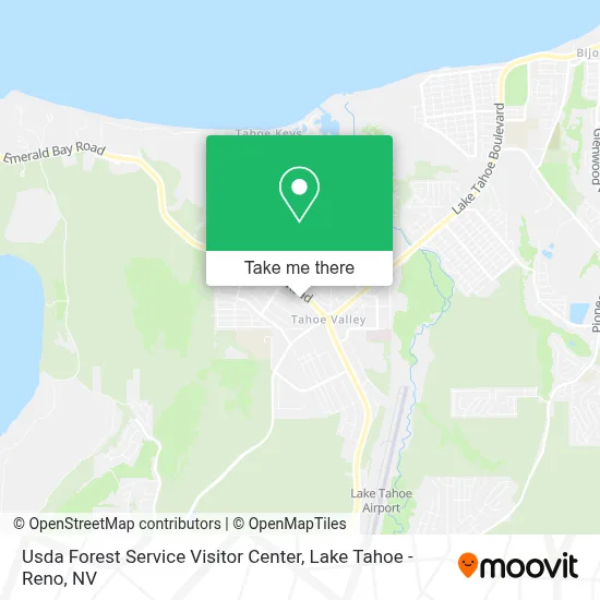 Usda Forest Service Visitor Center map