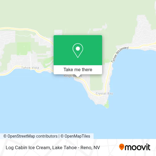 Log Cabin Ice Cream map