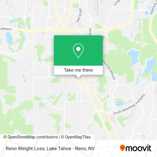 Reno Weight Loss map