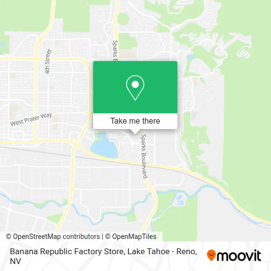 Banana Republic Factory Store map