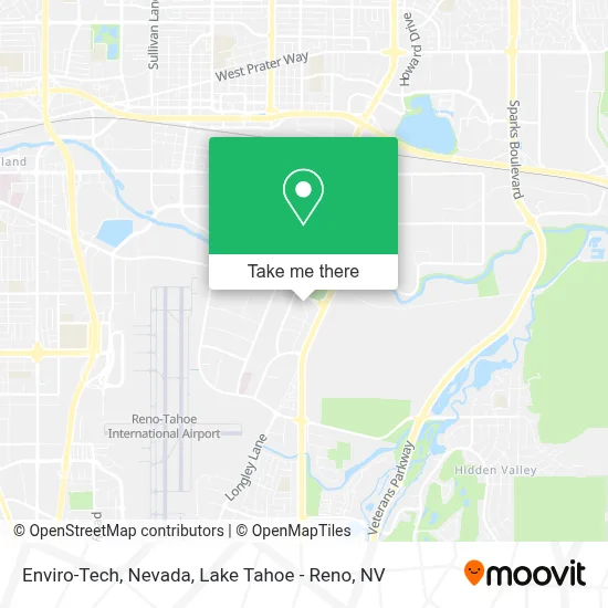 Enviro-Tech, Nevada map