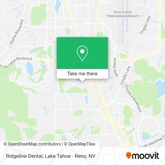 Ridgeline Dental map