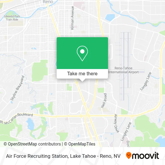 Air Force Recruiting Station map