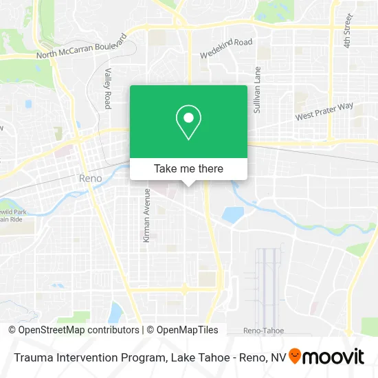 Trauma Intervention Program map