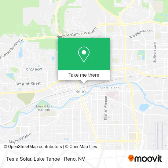 Tesla Solar map