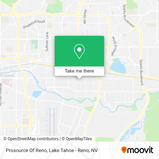 Prosource Of Reno map