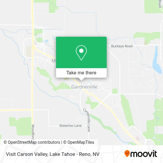 Visit Carson Valley map