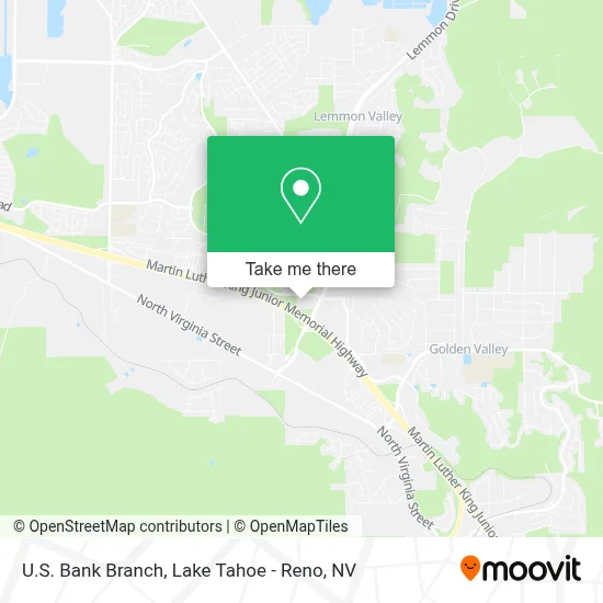 U.S. Bank Branch map