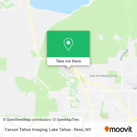 Carson Tahoe Imaging map