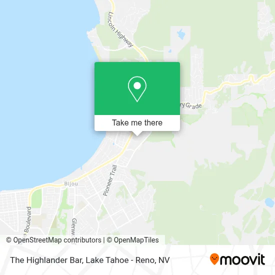 The Highlander Bar map
