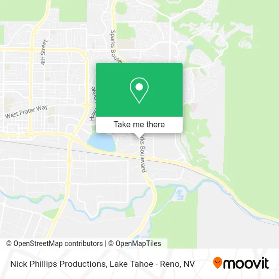 Nick Phillips Productions map