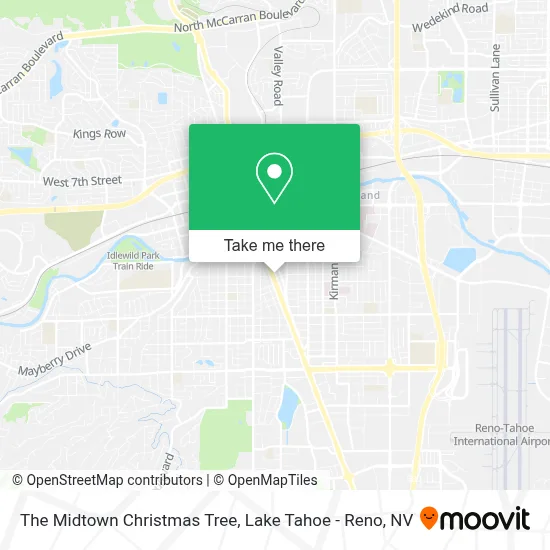 The Midtown Christmas Tree map