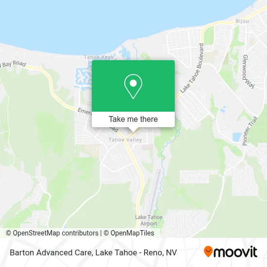 Barton Advanced Care map