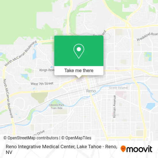 Reno Integrative Medical Center map