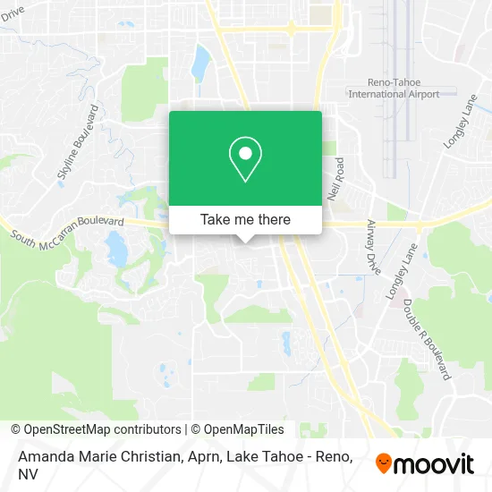 Amanda Marie Christian, Aprn map