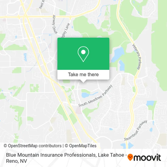 Blue Mountain Insurance Professionals map