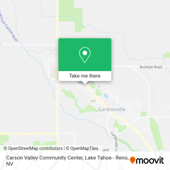 Carson Valley Community Center map