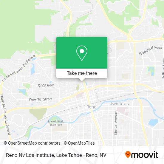 Reno Nv Lds Institute map