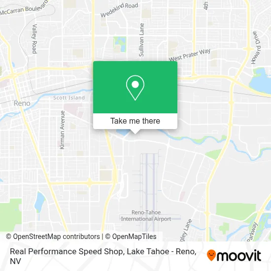 Real Performance Speed Shop map