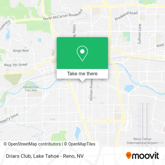 Driars Club map