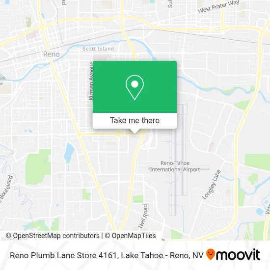 Reno Plumb Lane Store 4161 map