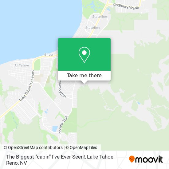 The Biggest "cabin" I've Ever Seen! map