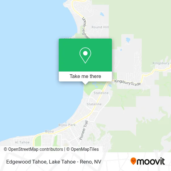 Edgewood Tahoe map