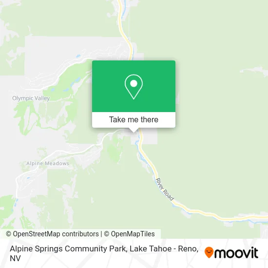 Alpine Springs Community Park map