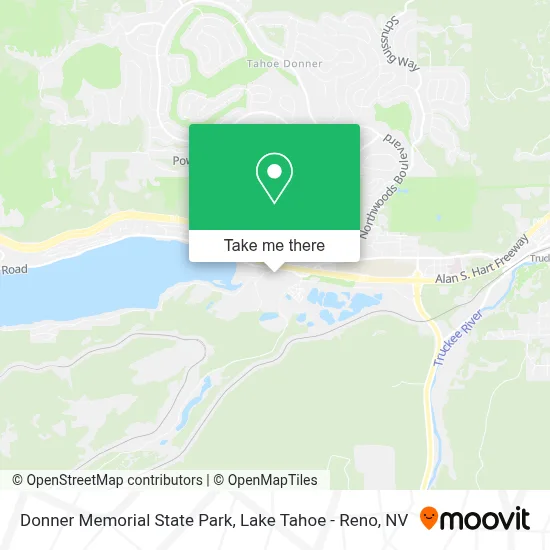 Donner Memorial State Park map