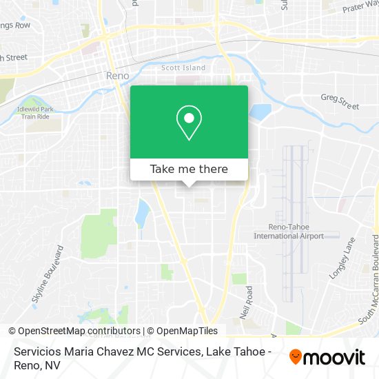 Servicios Maria Chavez MC Services map