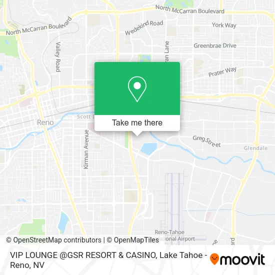 VIP LOUNGE @GSR RESORT & CASINO map