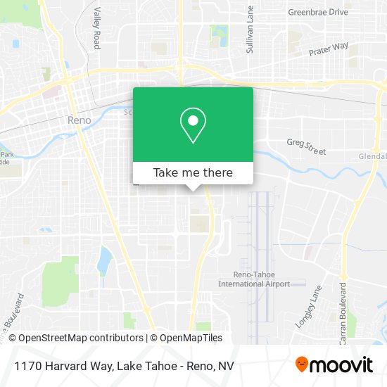 Mapa de 1170 Harvard Way